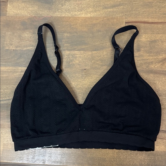 VS Pink Peach and Black Strappy Bralettes - Picture 4 of 6